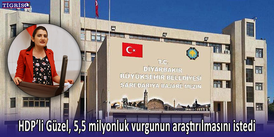 HDP’li Güzel, 5,5 milyonluk vurgunun araştırılmasını istedi