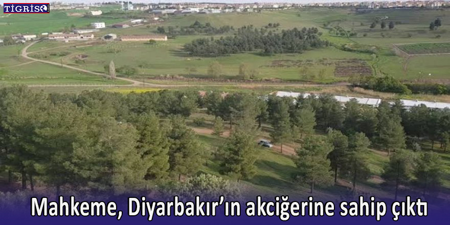 Mahkeme, Diyarbakır’ın akciğerine sahip çıktı