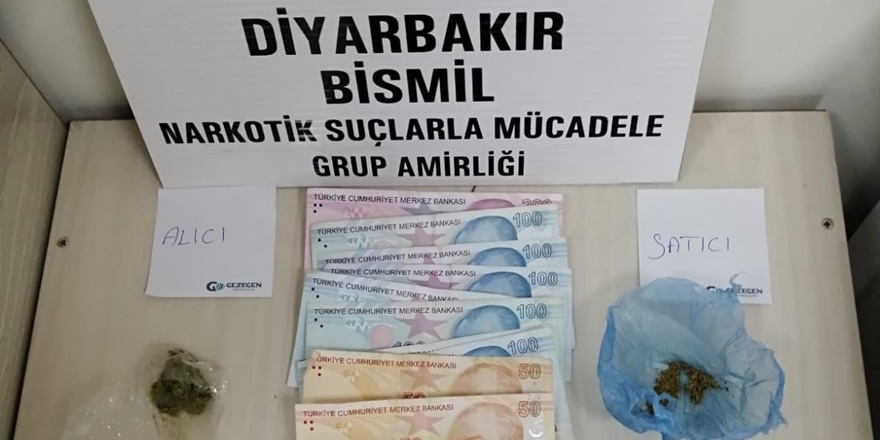 Diyarbakır Bismil’de uyuşturucu operasyonu