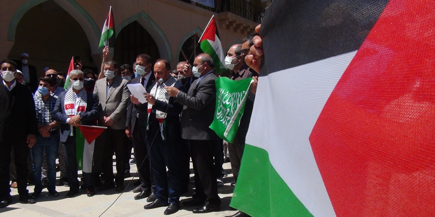 Van’da Filistinliler için gıyabi cenaze namazı