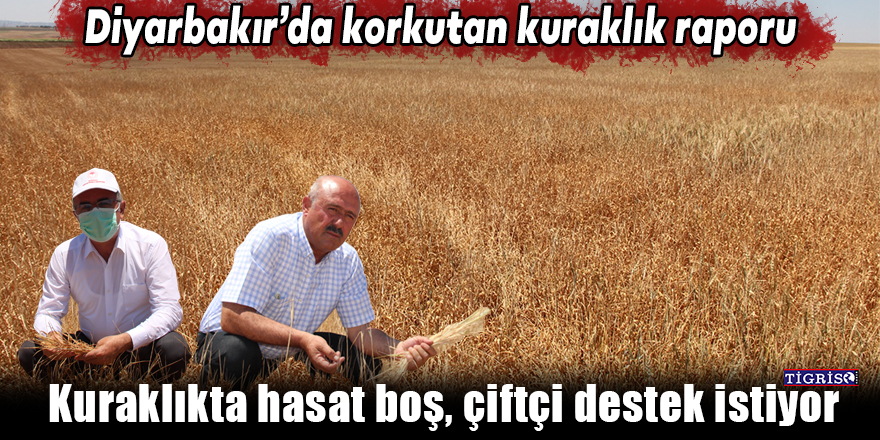 Diyarbakır’da Rekoltede yüzde 50 kayıp var