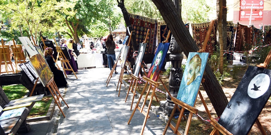 Siverek’te el sanatları sergisi açılışı