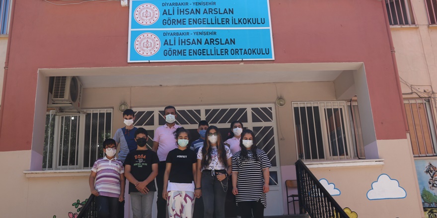 Diyarbakır’da görme engelli öğrencilerin LGS hazırlığı