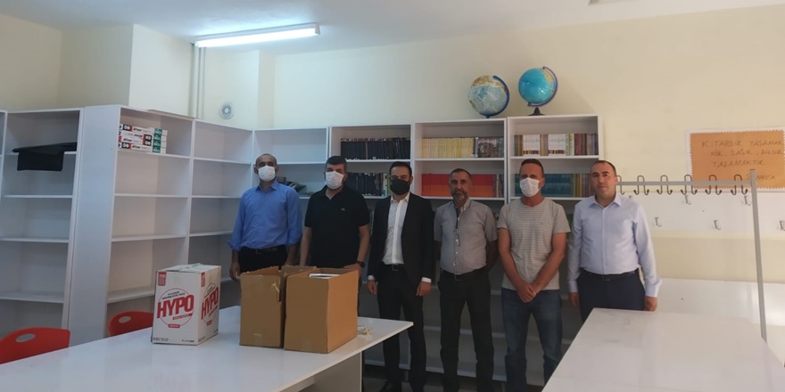 Diyarbakır Çınar'daki kütüphaneye kitap desteği