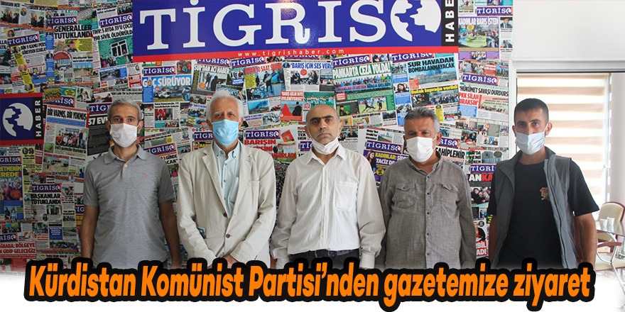 Kürdistan Komünist Partisi’nden gazetemize ziyaret