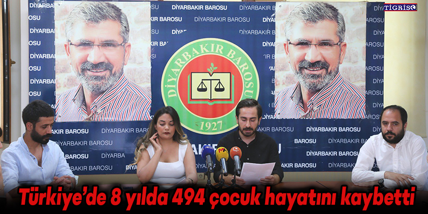 Diyarbakır Barosu: 8 yılda 494 çocuk hayatını kaybetti