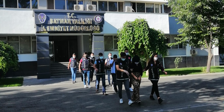 Batman’da uyuşturucu operasyonu: 10 kişi tutuklandı