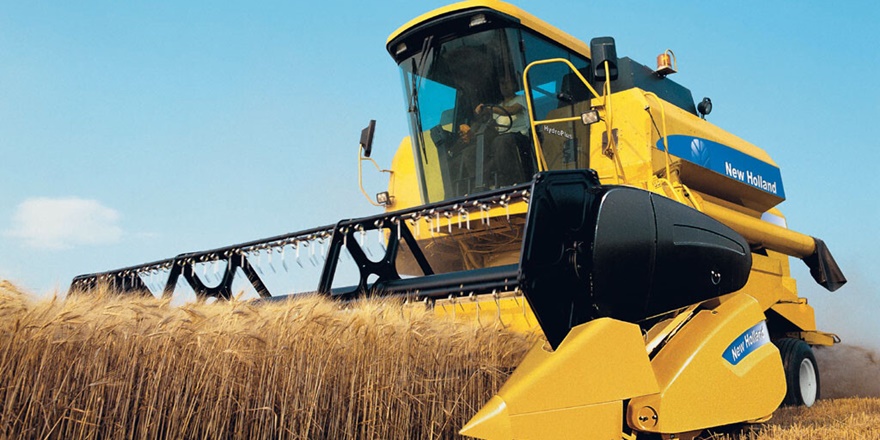 Ergani'de buğday hasadı