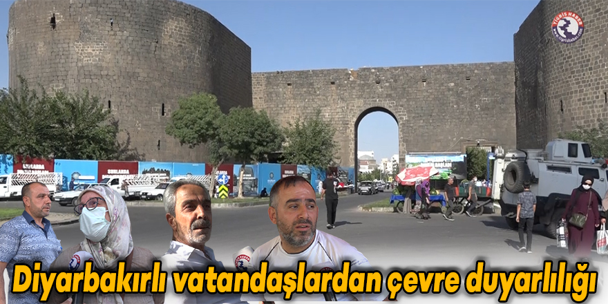 VİDEO - Diyarbakırlı vatandaşlardan çevre duyarlılığı