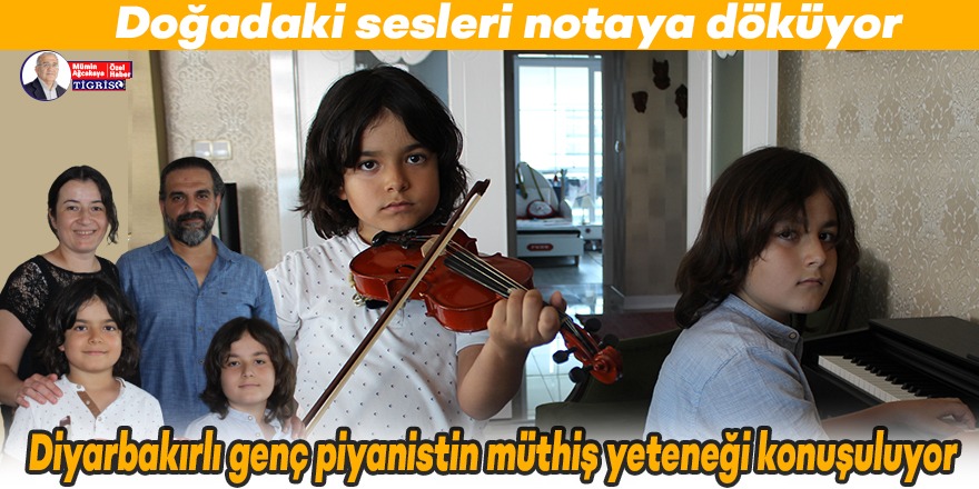VİDEO- Diyarbakırlı genç piyanistin müthiş yeteneği konuşuluyor