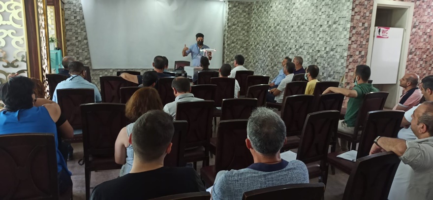Diyarbakır’da görevli gazetecilere yönelik drone eğitimi