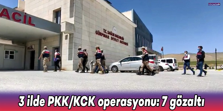 3 ilde PKK/KCK operasyonu: 7 gözaltı