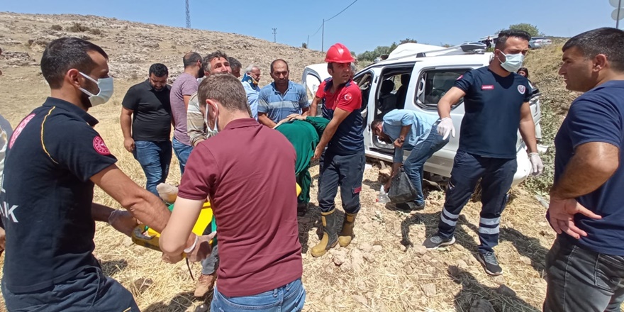 Mardin'de trafik kazası: 1'i ağır 4 yaralı