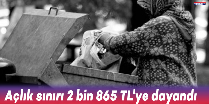 Açlık sınırı 2 bin 865 TL'ye dayandı