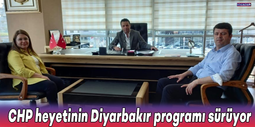 CHP heyetinin Diyarbakır programı sürüyor