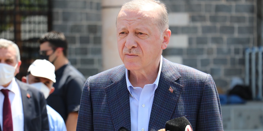 Diyarbakır’da konuşan Erdoğan’dan aşı açıklaması