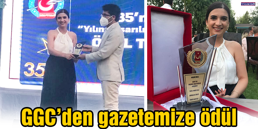 VİDEO - GGC’den gazetemize ödül