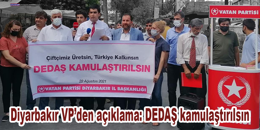 Diyarbakır VP'den açıklama: DEDAŞ kamulaştırılsın