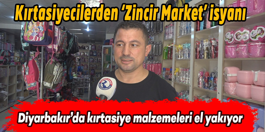 VİDEO- Diyarbakır’da kırtasiye malzemeleri el yakıyor