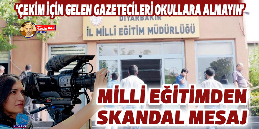 Milli Eğitimden skandal mesaj
