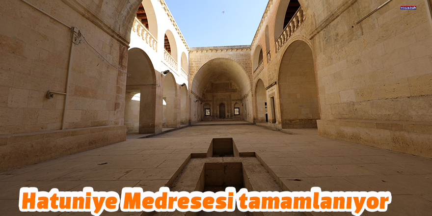 Hatuniye Medresesi tamamlanıyor
