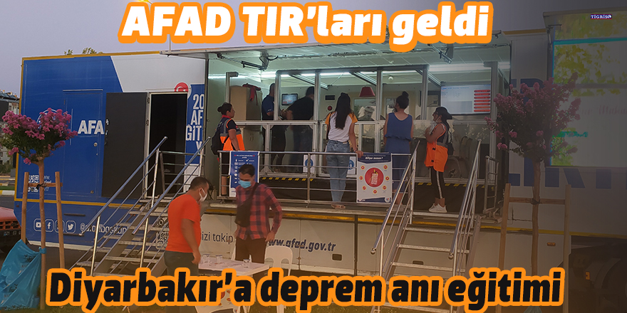 Diyarbakır’a deprem anı eğitimi