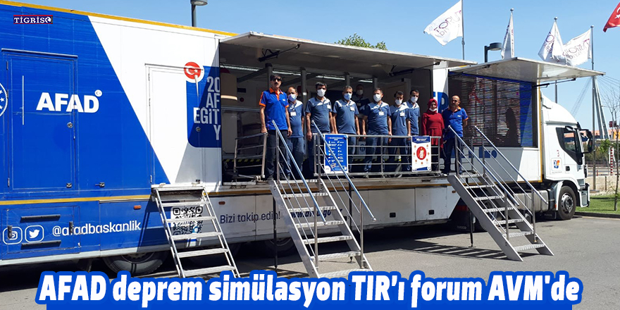 AFAD deprem simülasyon TIR’ı forum AVM'de