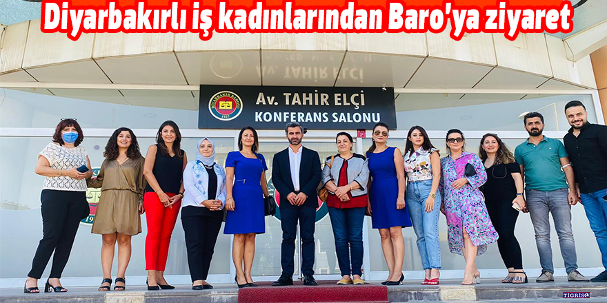 Diyarbakırlı iş kadınlarından Baro’ya ziyaret