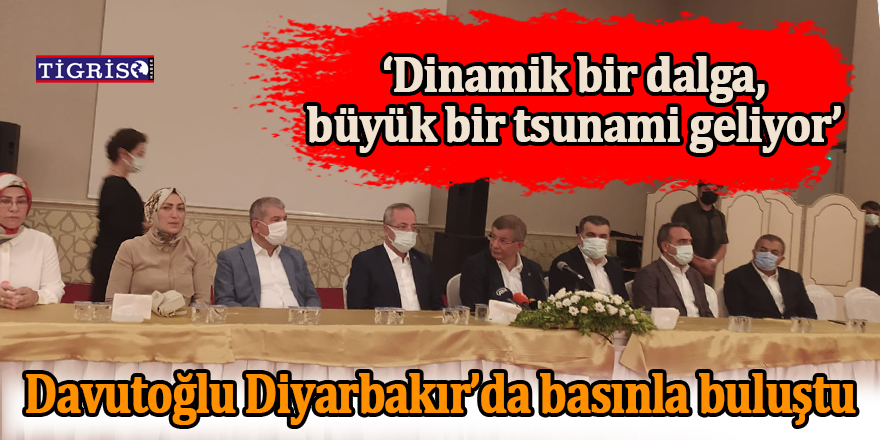 Davutoğlu Diyarbakır’da basınla buluştu