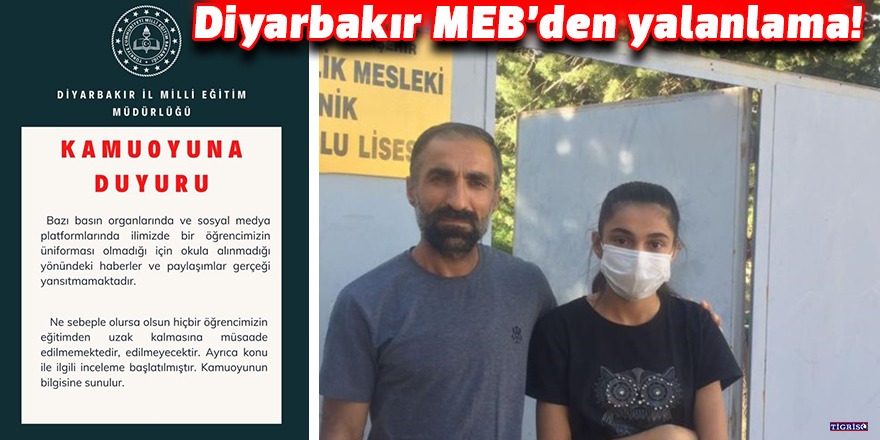 Diyarbakır MEB’den yalanlama!