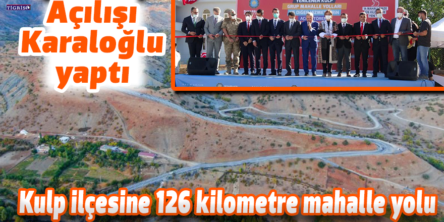 Kulp ilçesine 126 kilometre mahalle yolu