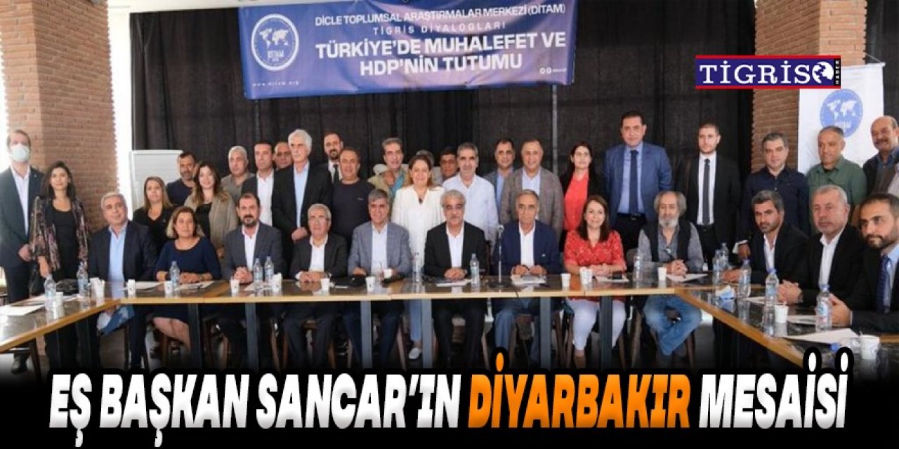 Eş başkan Sancar’ın Diyarbakır mesaisi