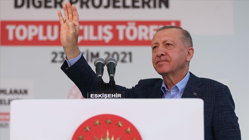 Erdoğan: Yaşadığımız sorunlar geçicidir