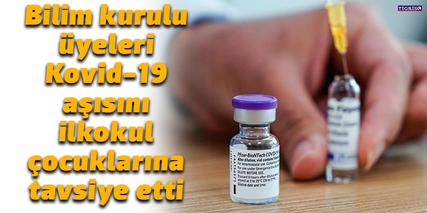 Bilim kurulu üyeleri Kovid-19 aşısını ilkokul çocuklarına tavsiye etti