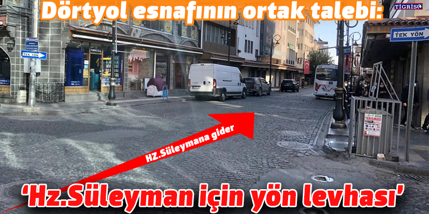 Dörtyol esnafının ortak talebi