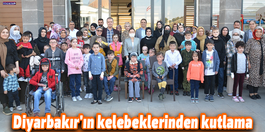 Diyarbakır'ın kelebeklerinden kutlama