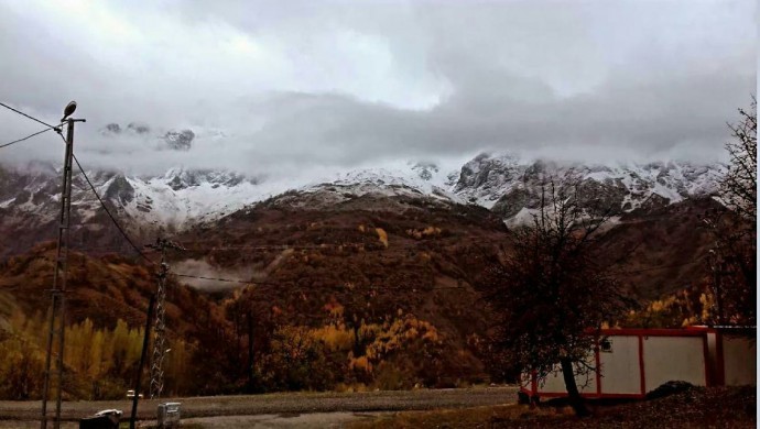 Dersim’de Buyer dağı beyaza büründü
