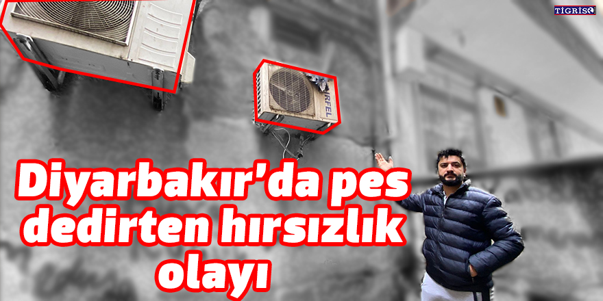 Diyarbakır’da pes dedirten hırsızlık olayı