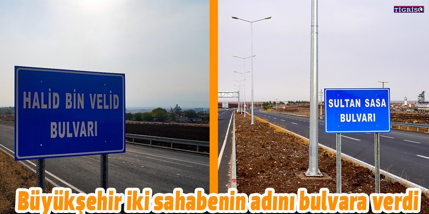 Büyükşehir iki sahabenin adını bulvara verdi