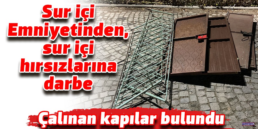 Sur içi Emniyetinden, sur içi hırsızlarına darbe