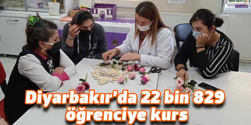 Diyarbakır’da 22 bin 829 öğrenciye kurs