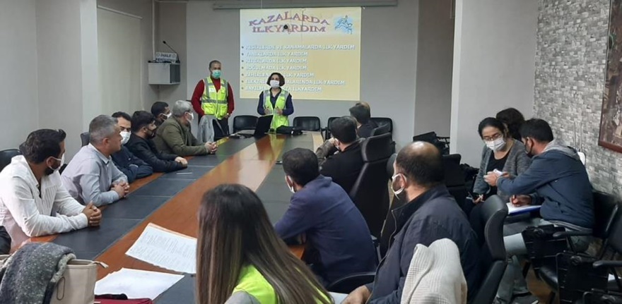 737 personele iş sağlığı ve güvenliği eğitimi