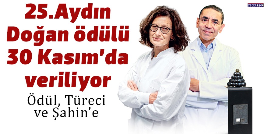25. Aydın Doğan ödülü 30 Kasım’da veriliyor
