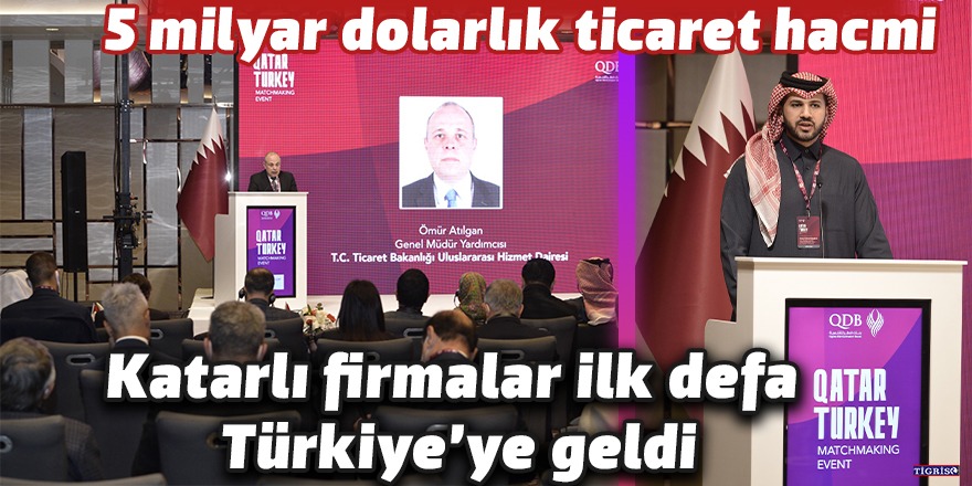 Katarlı firmalar ilk defa Türkiye’ye geldi