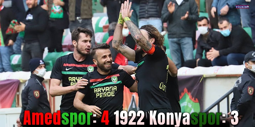 Amedspor: 4 1922 Konyaspor: 3