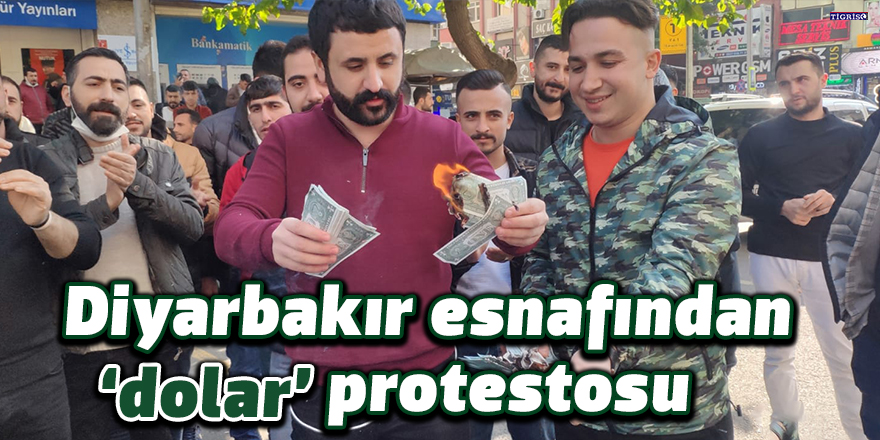 VİDEO - Diyarbakır esnafından 'dolar' protestosu