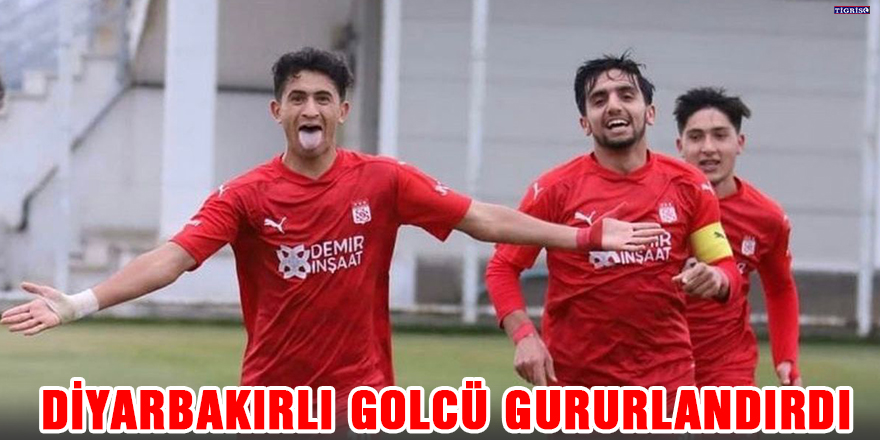 Diyarbakırlı golcü gururlandırdı