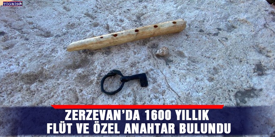 VİDEO - Zerzevan’da 1600 yıllık flüt ve özel anahtar bulundu