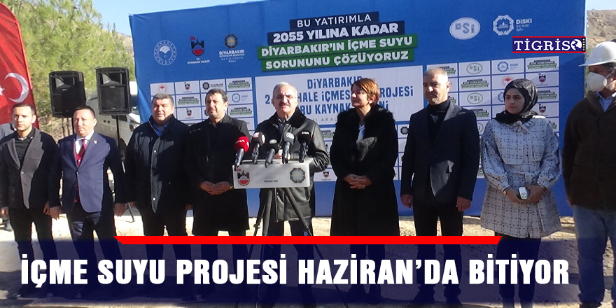 İçme suyu projesi Haziran’da bitiyor