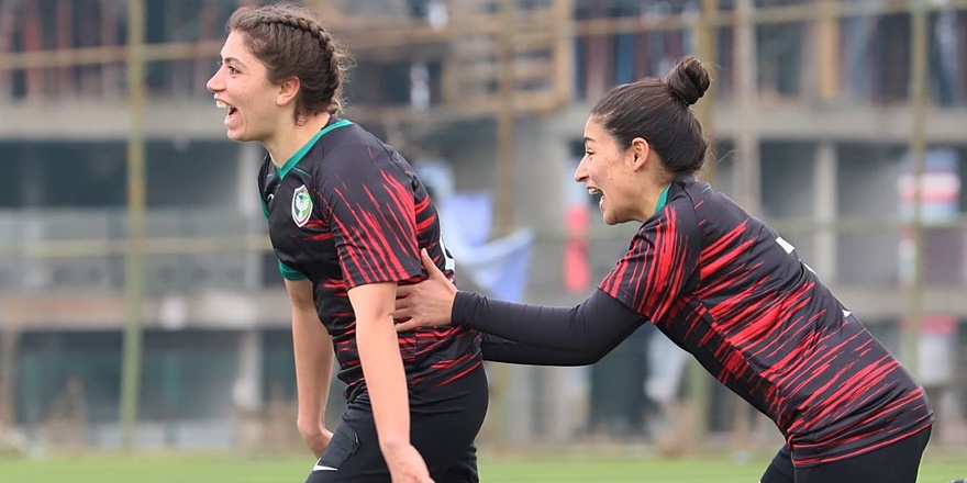 Amedspor Kadın Futbol Takımı’ndan galibiyet